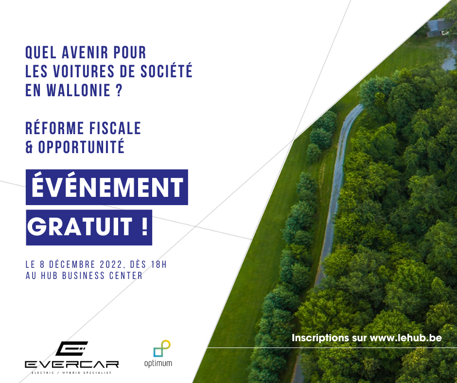 Illustration de la formation : Quel avenir pour les voitures de société en Wallonie ?  Drink & Networking